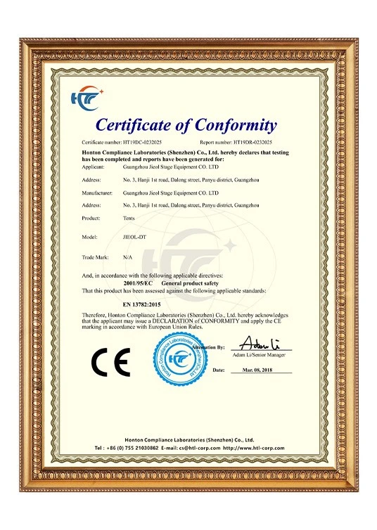 CE certificate CE certificate